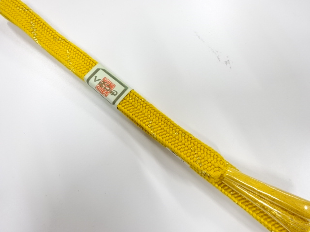 未使用品　正絹　手組帯締め